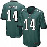 Nike Men & Women & Youth Eagles #14 Riley Cooper Green Team Color Game Jersey,baseball caps,new era cap wholesale,wholesale hats